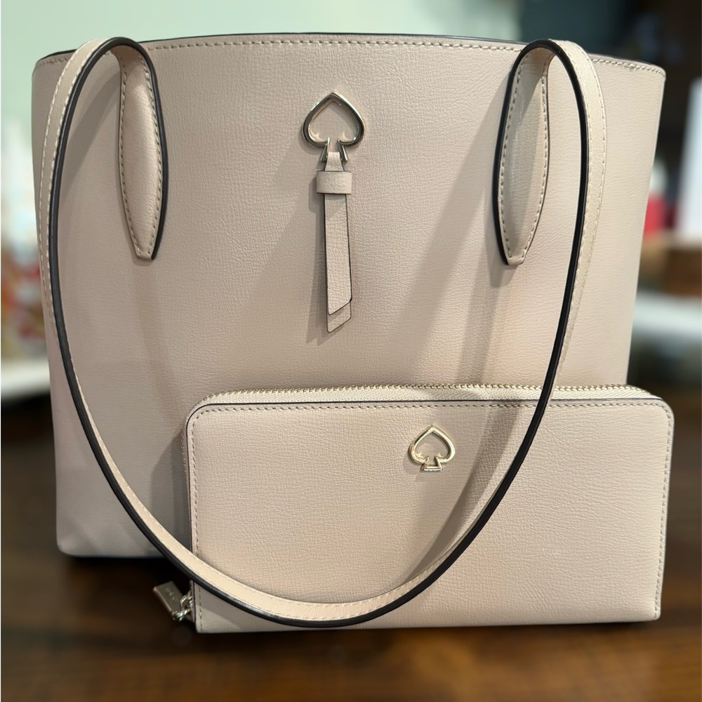 Kate Spade Pink Tote and Wallet